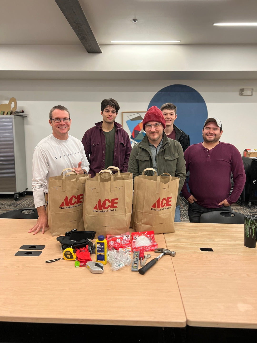 Thank you Sanders Ace Hardware!  Tool Bags Stuffed!