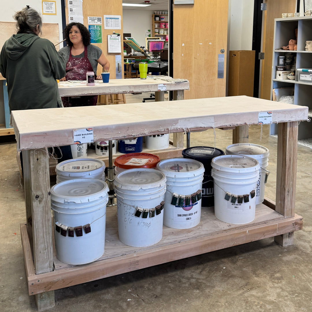 Handbuilding Table Reservation - Pottery Studio