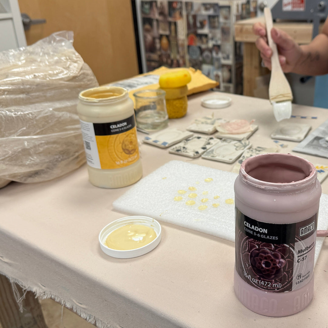 Handbuilding Table Reservation - Pottery Studio
